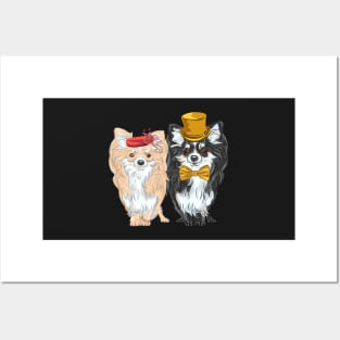 Set of dogs Chihuahua, Lady and Gentelman Posters and Art